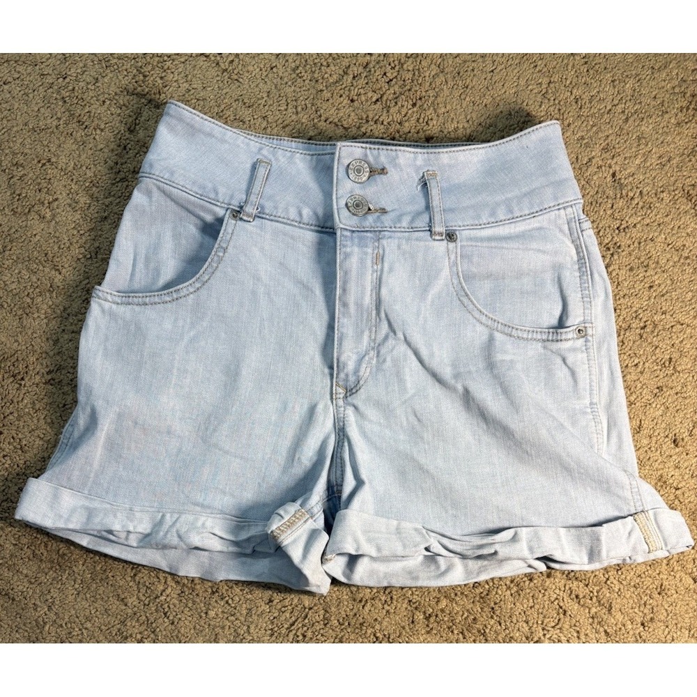 Express Denim Shorts Women‎ 4 Midi Vintage Super Hi-Rise Casual